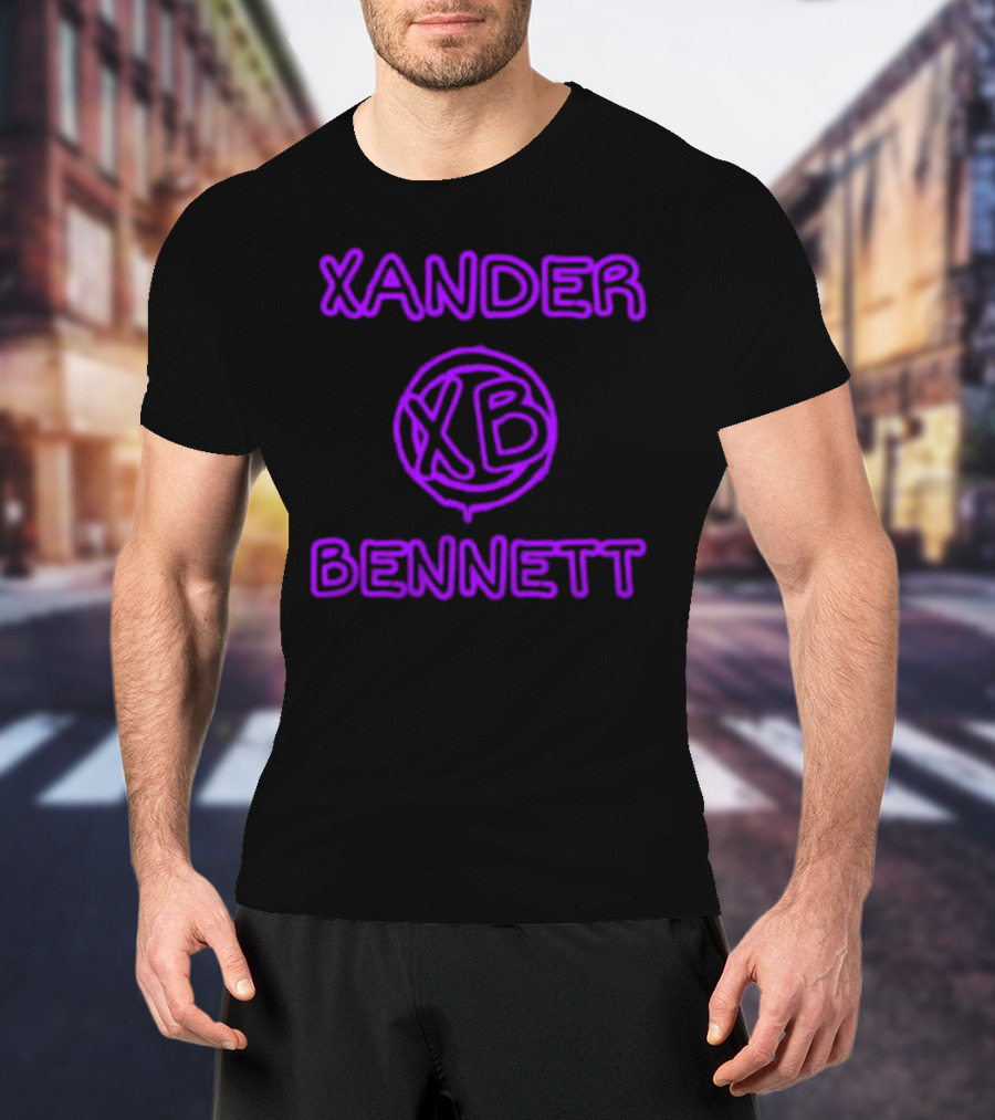 Xander Bennett XB Drip Neon Circle T-Shirt