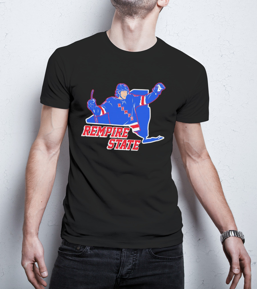 Matt Rempe Rempire State Hockey New York Rangers T-Shirt