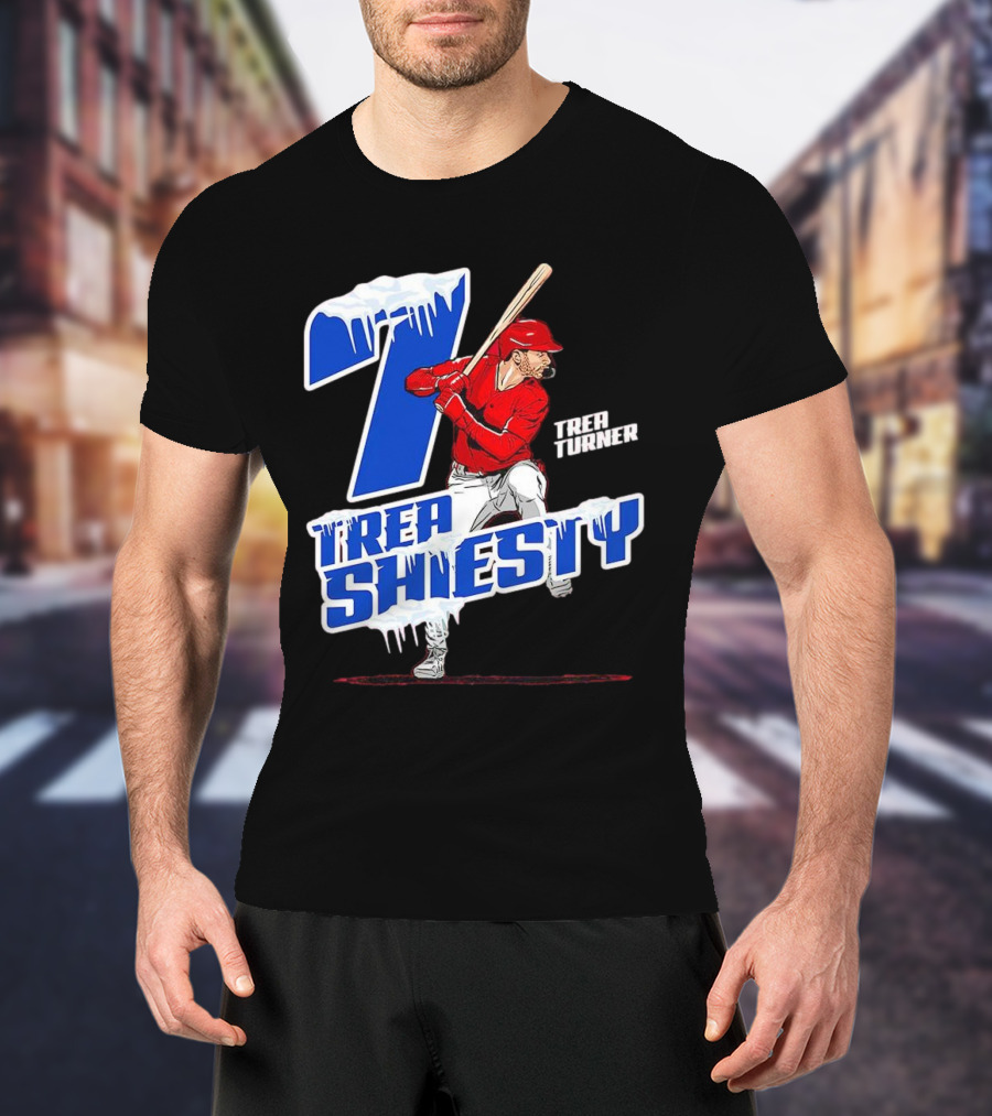 Trea Shiesty 7 Icy Trea Turner Philadelphia Phillies Baseball T-Shirt