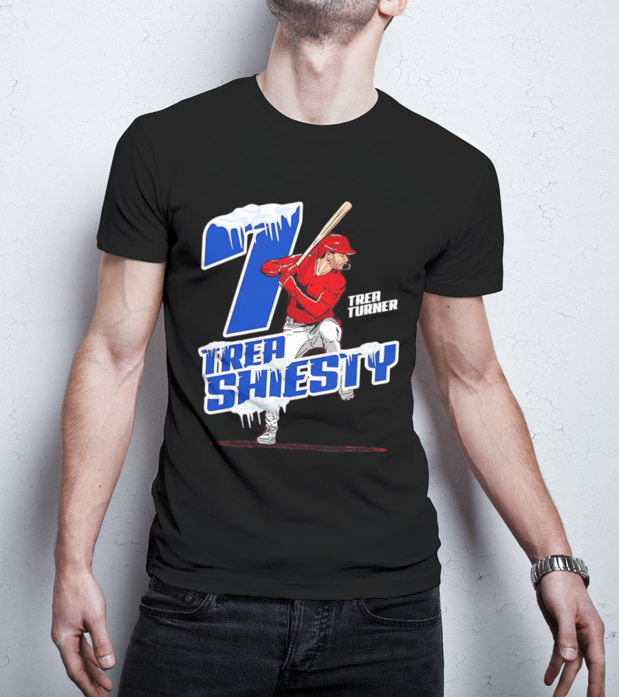 Trea Shiesty 7 Icy Trea Turner Philadelphia Phillies Baseball T-Shirt