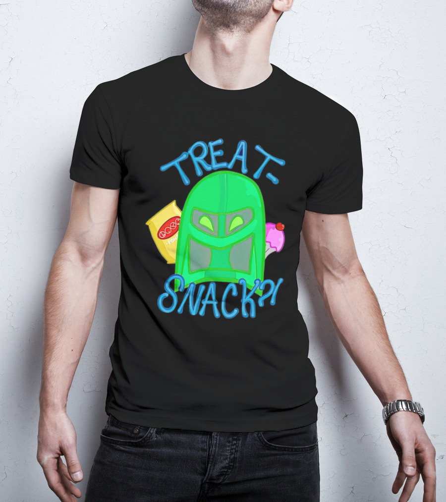 Treat Snack Helmet With Ice Cream And Space Snacks T-Shirt