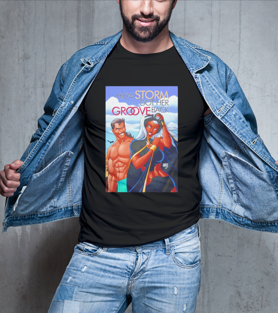 How Storm Got Her Groove Back Comic Style Cover T-Shirt
