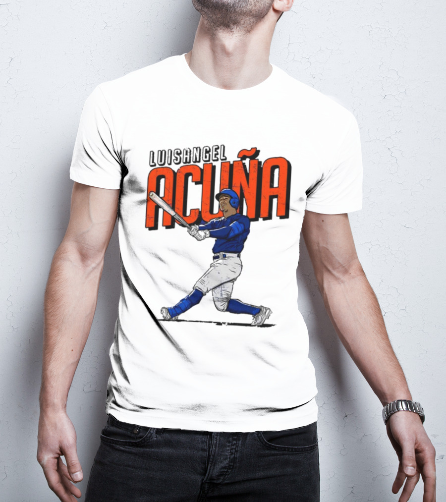 Luisangel Acuna Baseball Hitter Action T-Shirt