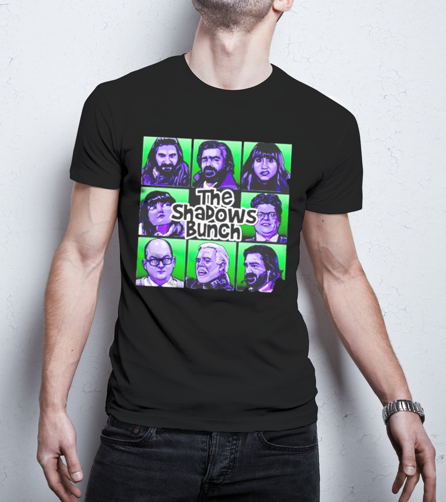 The Shadows Bunch Characters Pop Art Collage T-Shirt