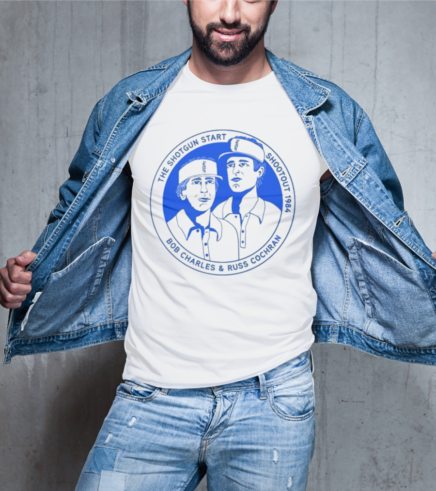 The Shotgun Start Shootout 1984 Bob Charles And Russ Cochran T-Shirt