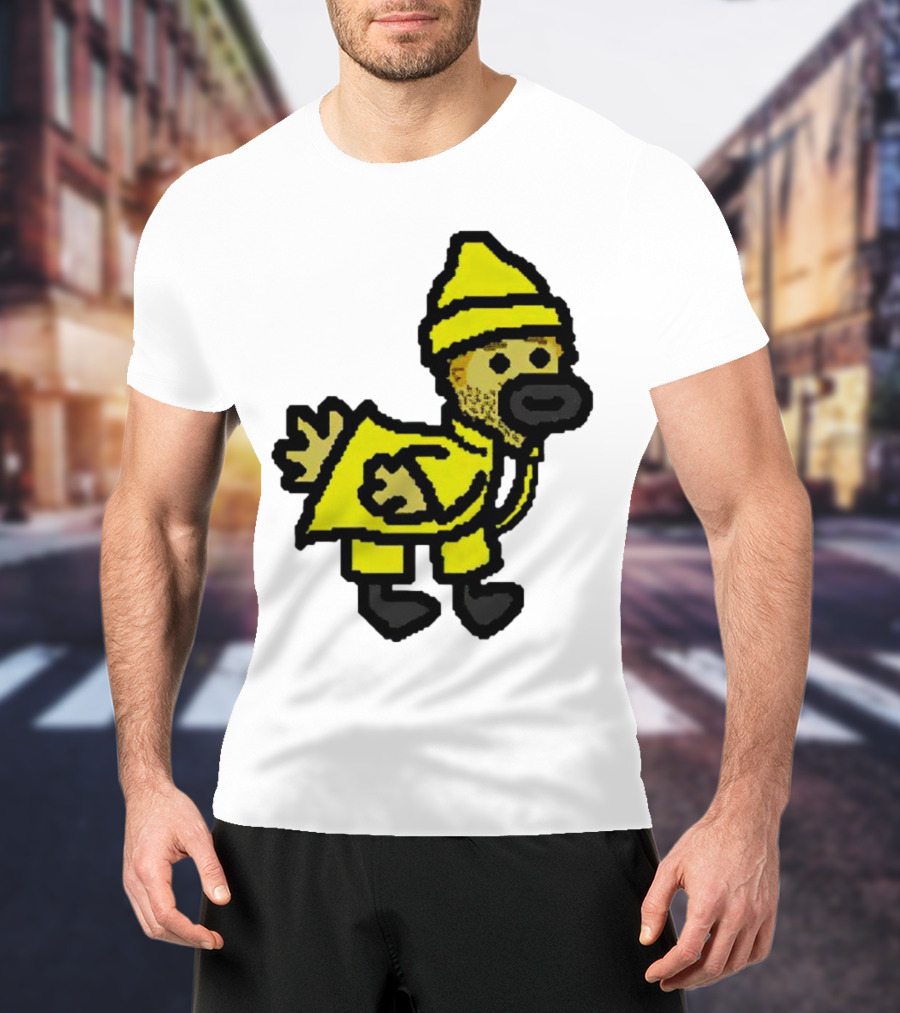 Fall Guy Gosling Bearded Yellow Raincoat Sprite T-Shirt