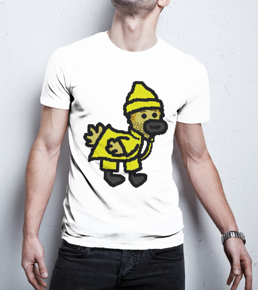 Fall Guy Gosling Bearded Yellow Raincoat Sprite T-Shirt