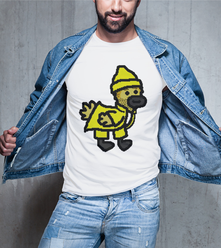 Fall Guy Gosling Bearded Yellow Raincoat Sprite T-Shirt