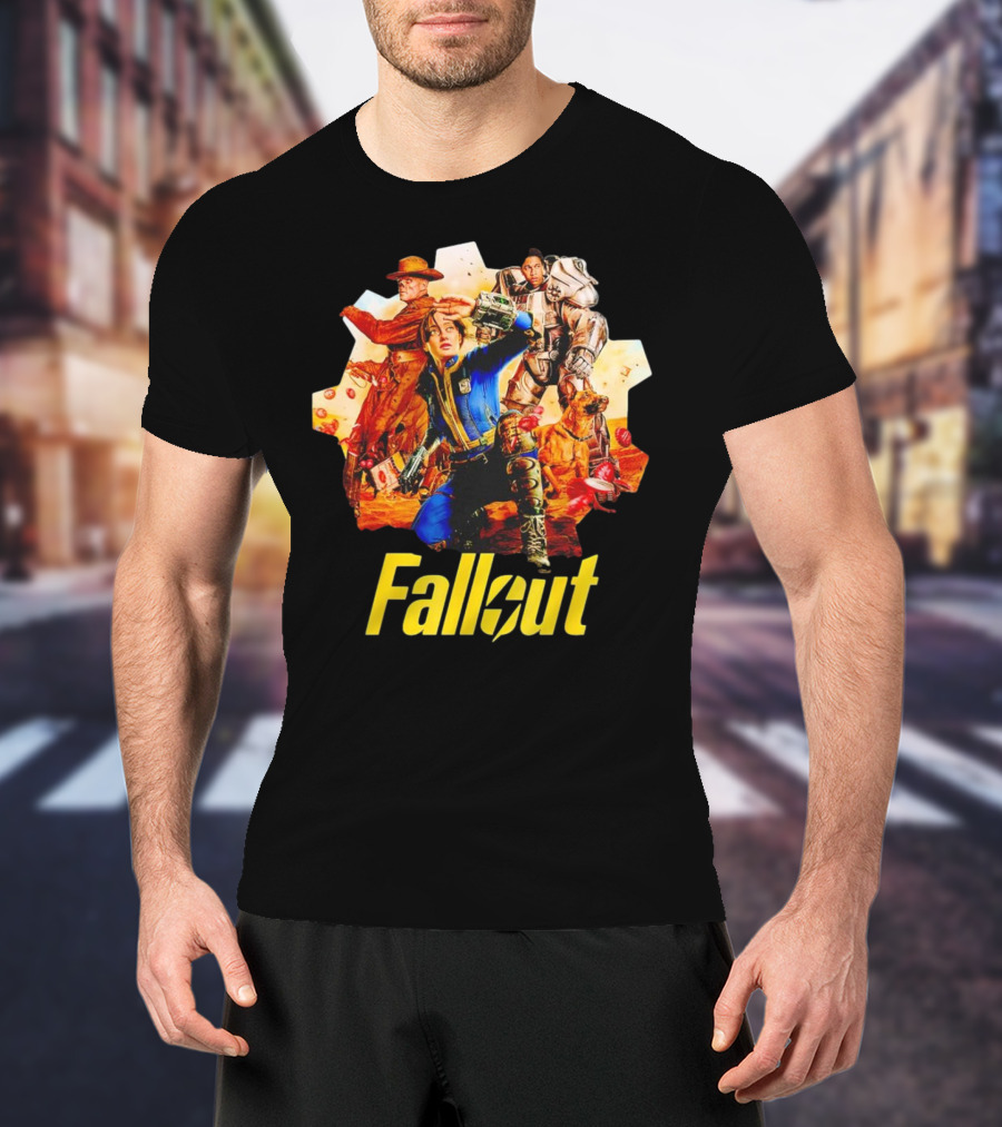 Fallout New Vegas Power Armor Dog旅者 T-Shirt