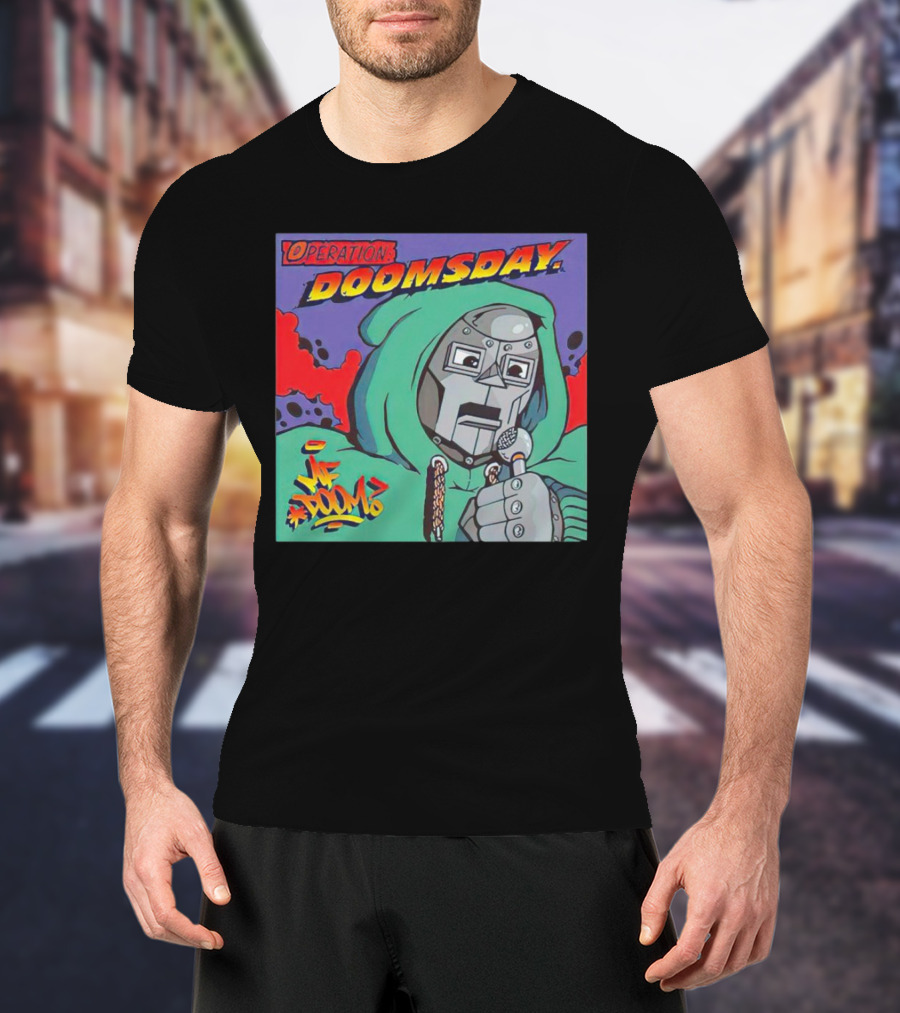 Operation Doomsday MF Doom Mask Hoodie Mic Comic T-Shirt