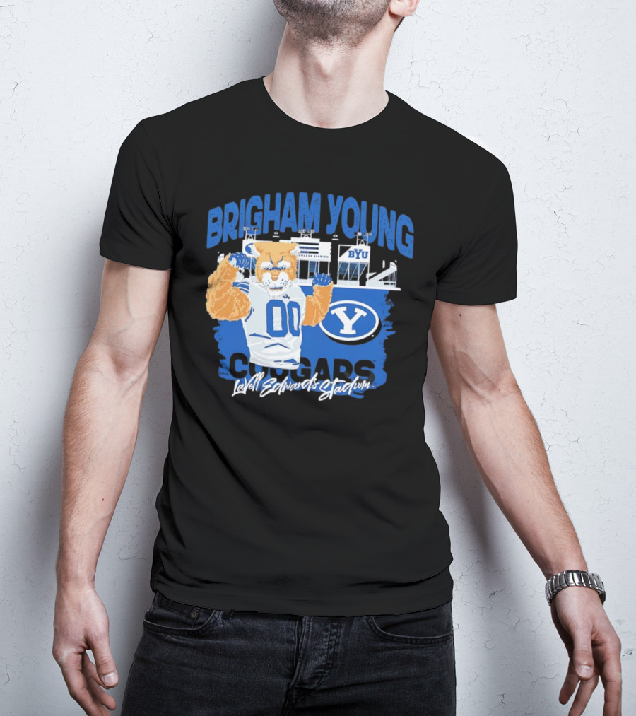 Brigham Young Cougars BYU Lavell Edwards Stadium T-Shirt