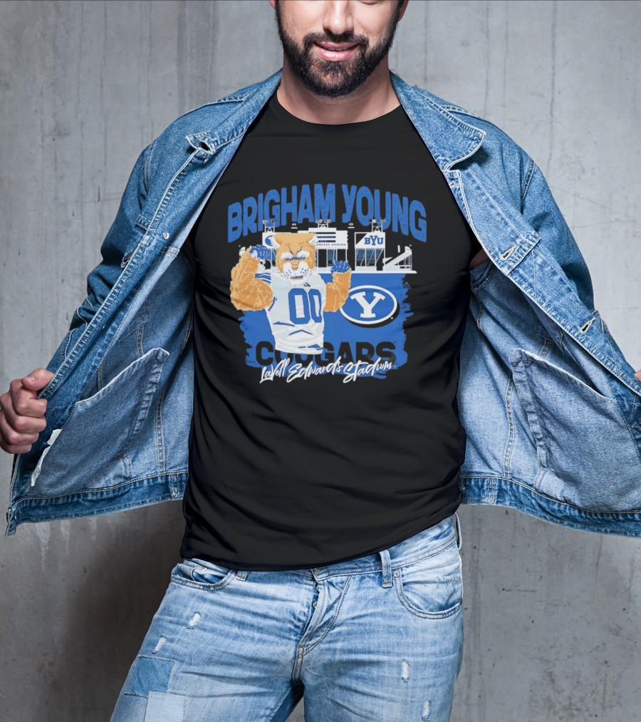 Brigham Young Cougars BYU Lavell Edwards Stadium T-Shirt