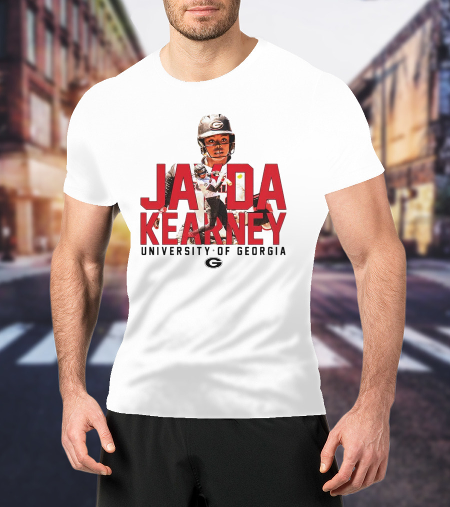 Jayda Kearney University Of Georgia Softball Player Collage T-Shirt