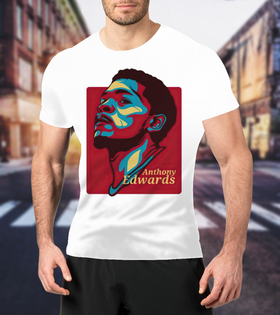 Anthony Edwards Minnesota Timberwolves NBA Player T-Shirt