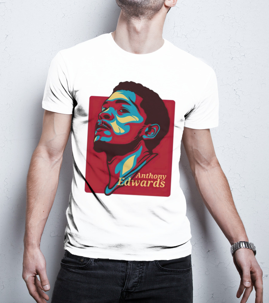 Anthony Edwards Minnesota Timberwolves NBA Player T-Shirt