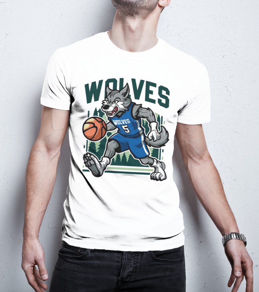 Wolves Basketball Vintage Minnesota Timberwolves T-Shirt