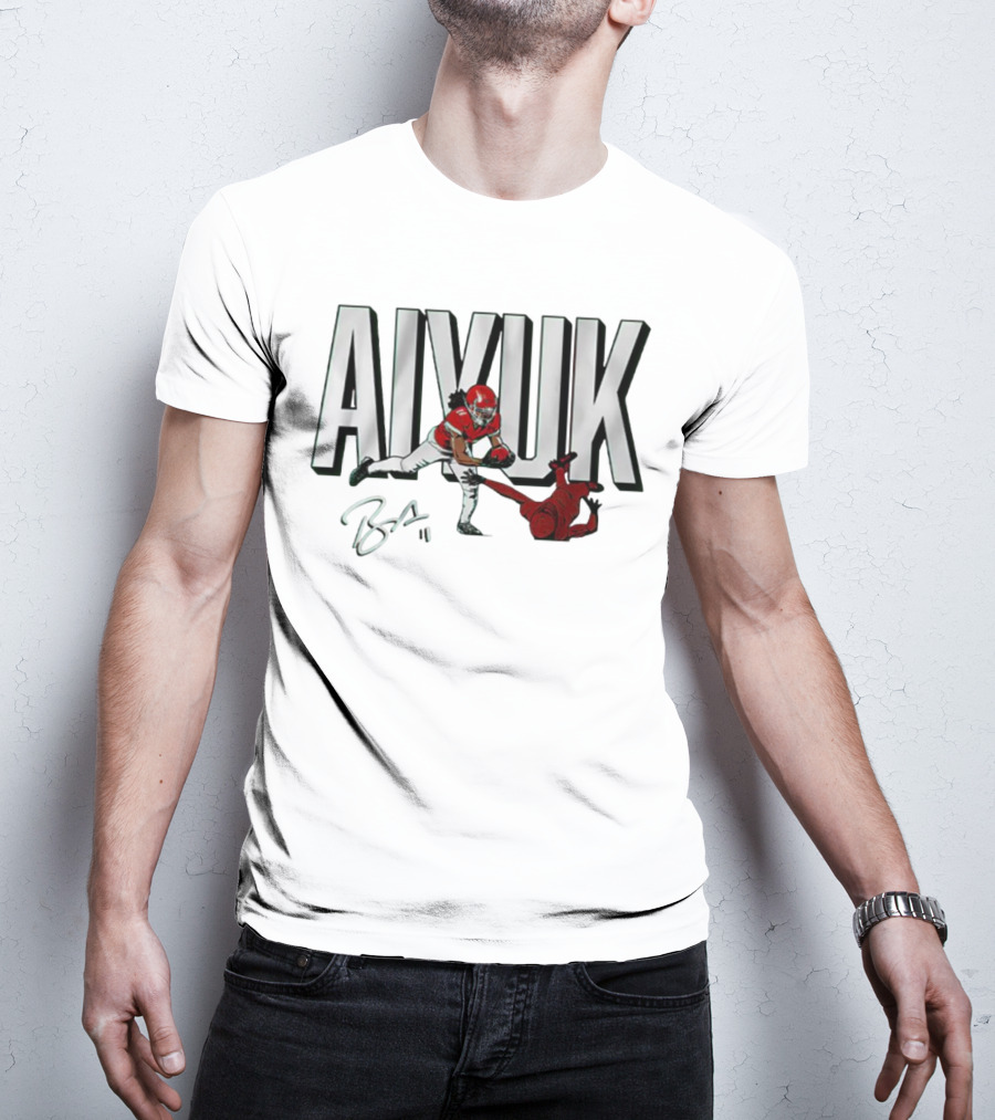 Brandon Aiyuk BA Iconic Football Moment T-Shirt