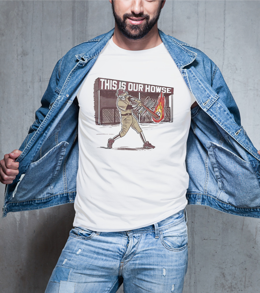 This Is Our Howse Baseball Flaming Bat Swing T-Shirt