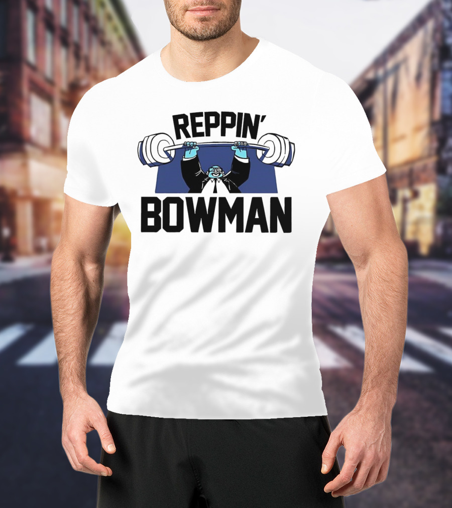 Reppin Bowman Fitness Lifting T-Shirt