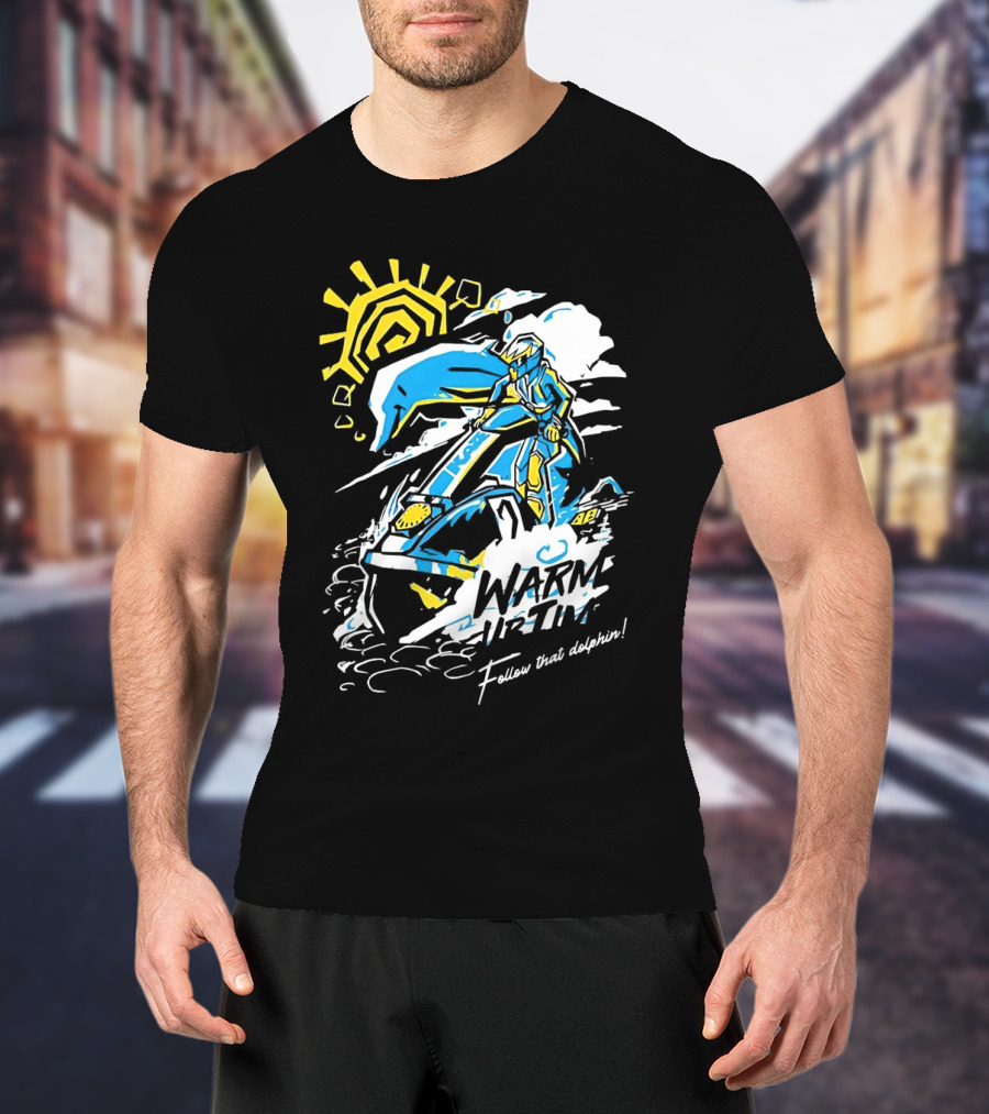 Warm Up Time Follow That Dolphin Wave Race 64 Sunburst Splash Adventure T-Shirt