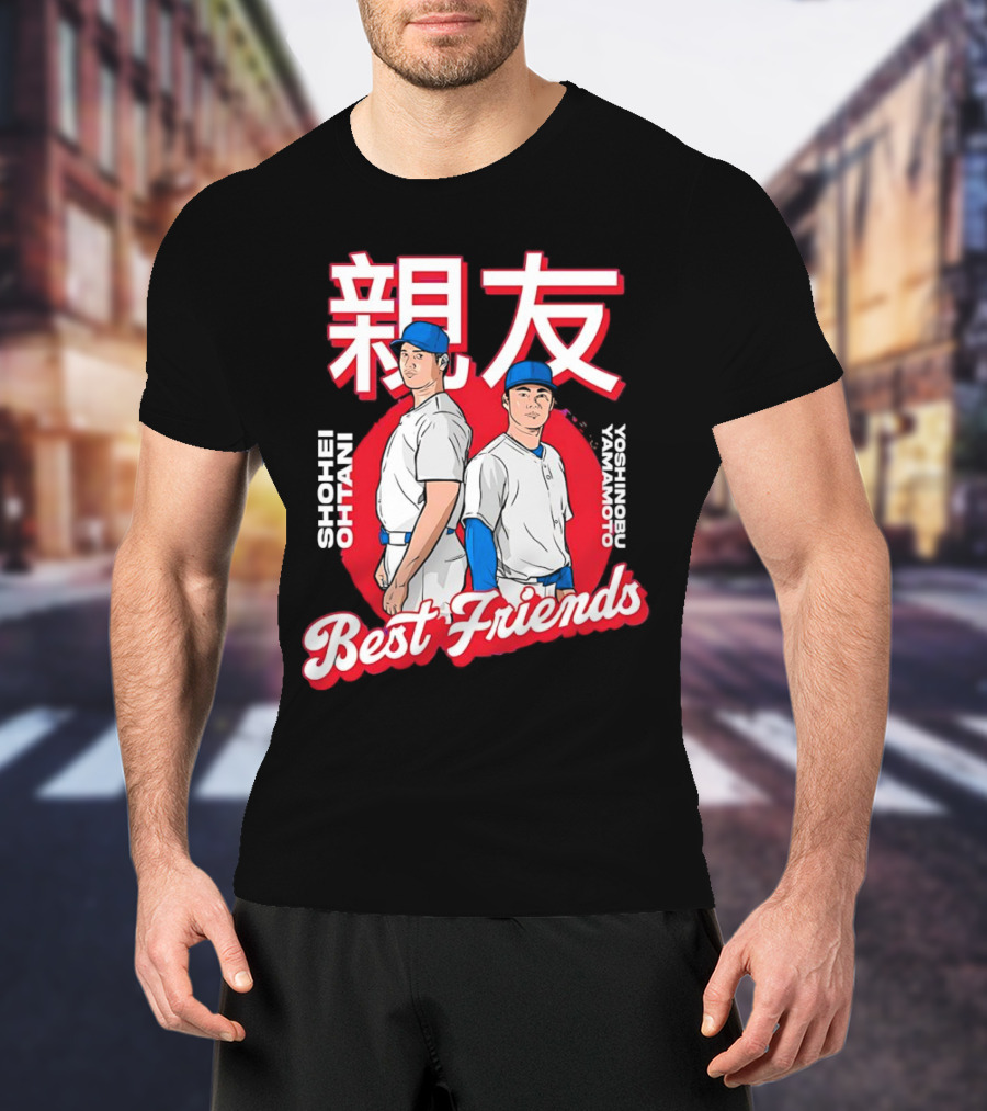 Shohei Ohtani Yoshinobu Yamamoto Best Friends Dodgers T-Shirt