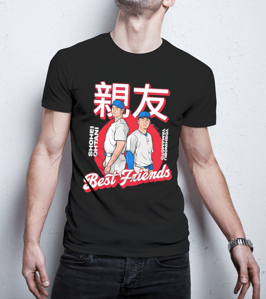 Shohei Ohtani Yoshinobu Yamamoto Best Friends Dodgers T-Shirt