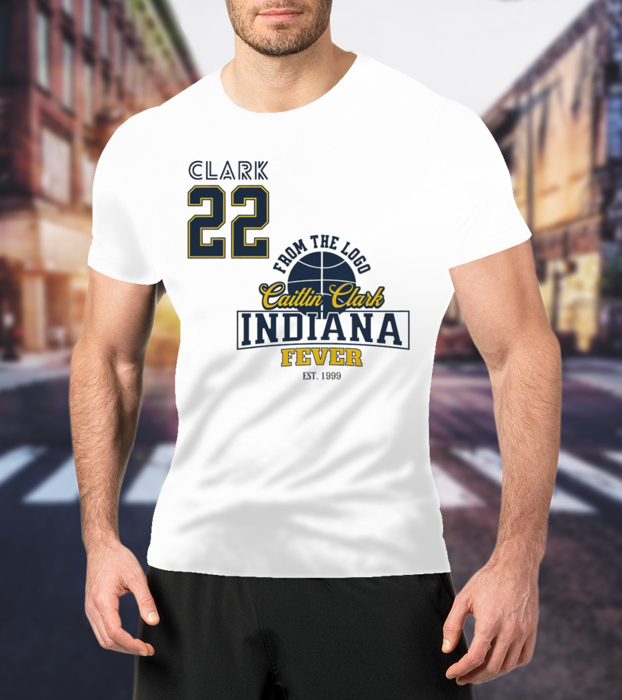Clark 22 From The Logo Caitlin Clark Indiana Fever Est. 1999 Basketball T-Shirt