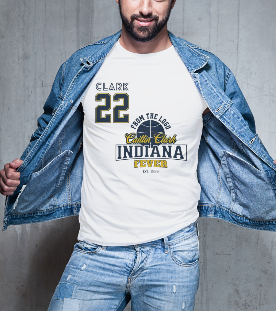 Clark 22 From The Logo Caitlin Clark Indiana Fever Est. 1999 Basketball T-Shirt