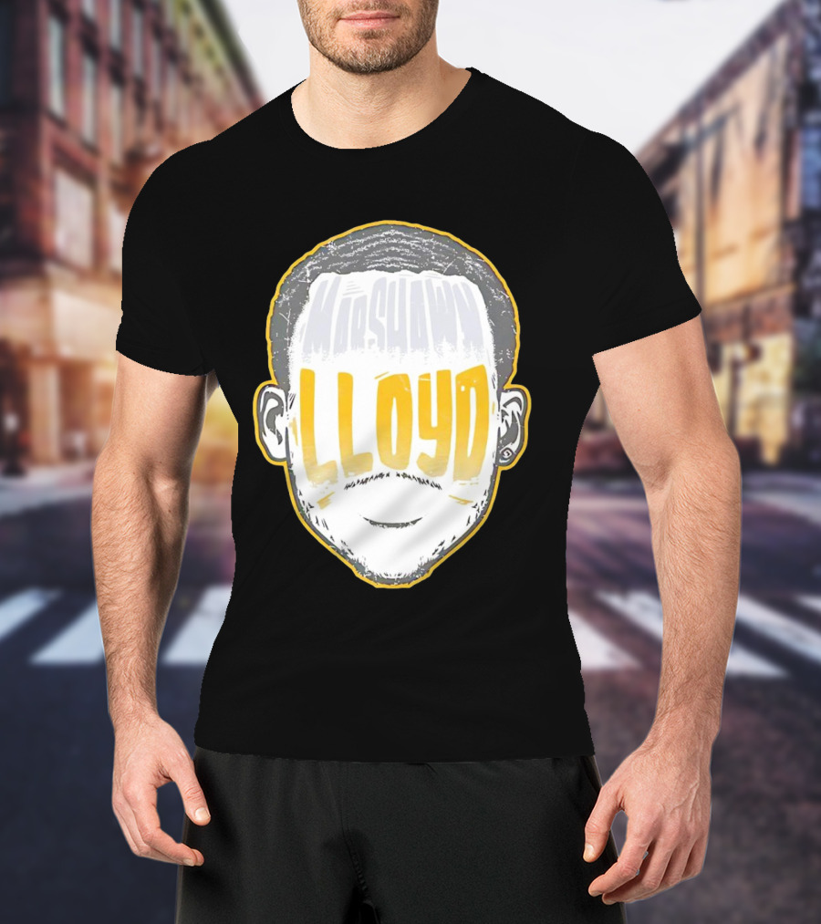 MarShawn Lloyd Face Illustration Football Packers Influence T-Shirt