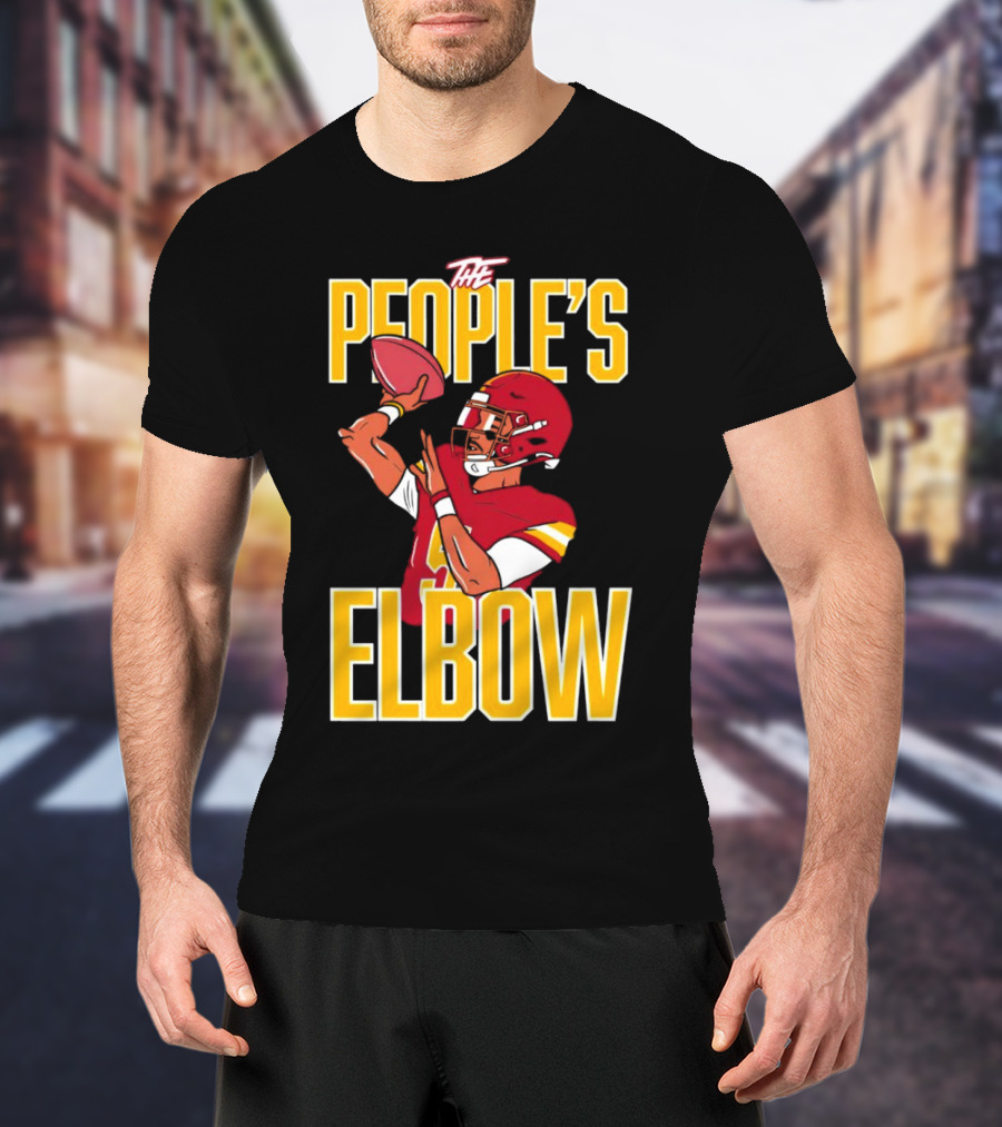 The People’s Elbow Washington Commanders Football Player Quarterback T-Shirt