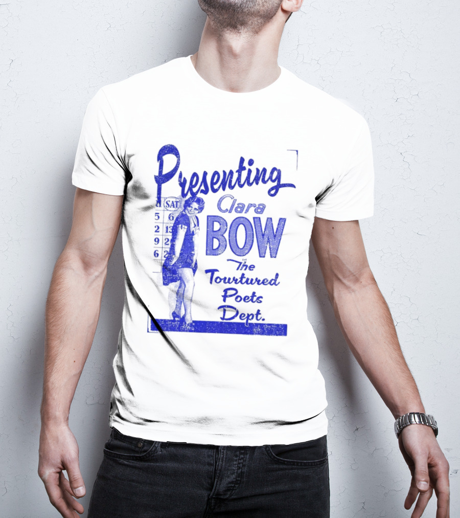 Presenting Clara Bow The Tortured Poets Dept T-Shirt