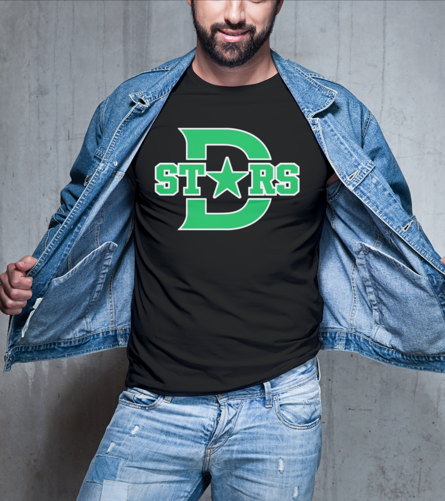 Dallas Stars NHL Hockey Team Logo ST★RS D T-Shirt