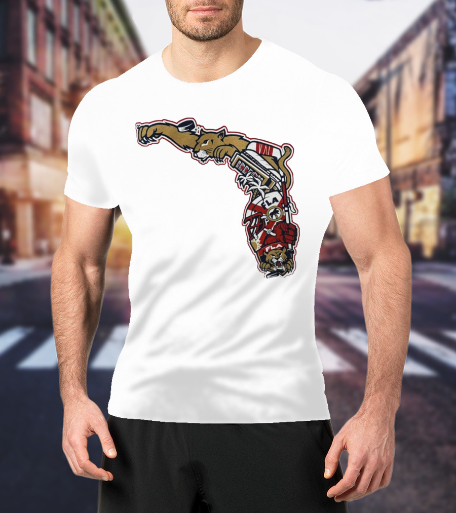 Florida Panthers Let's Hunt State Hockey T-Shirt