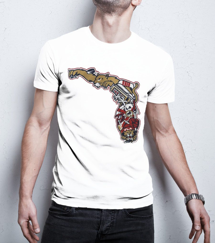 Florida Panthers Let's Hunt State Hockey T-Shirt