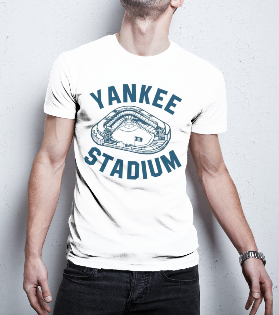 Yankee Stadium Baseball Illustration Yankees T-Shirt