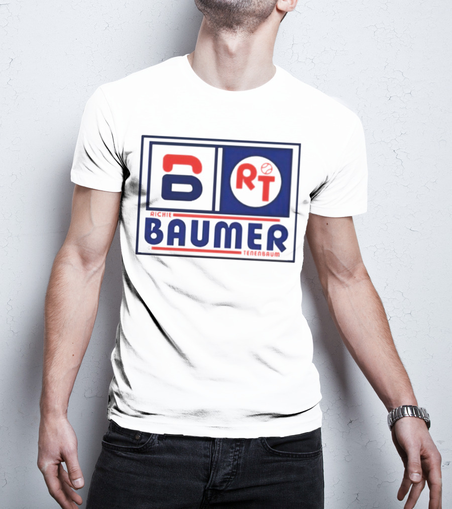 Richie Baumer Tenenbaum Tennis Emblem RT T-Shirt
