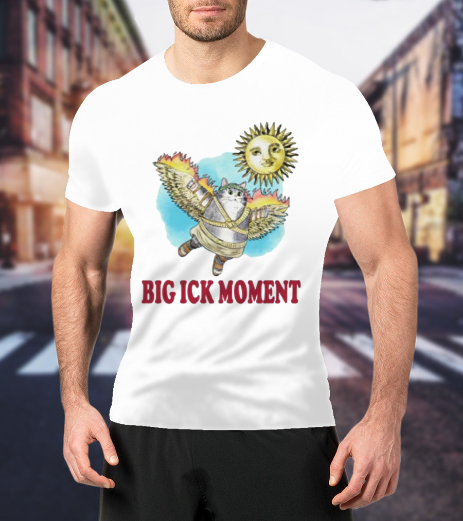Cat Big Ick Moment Sun Wings T-Shirt