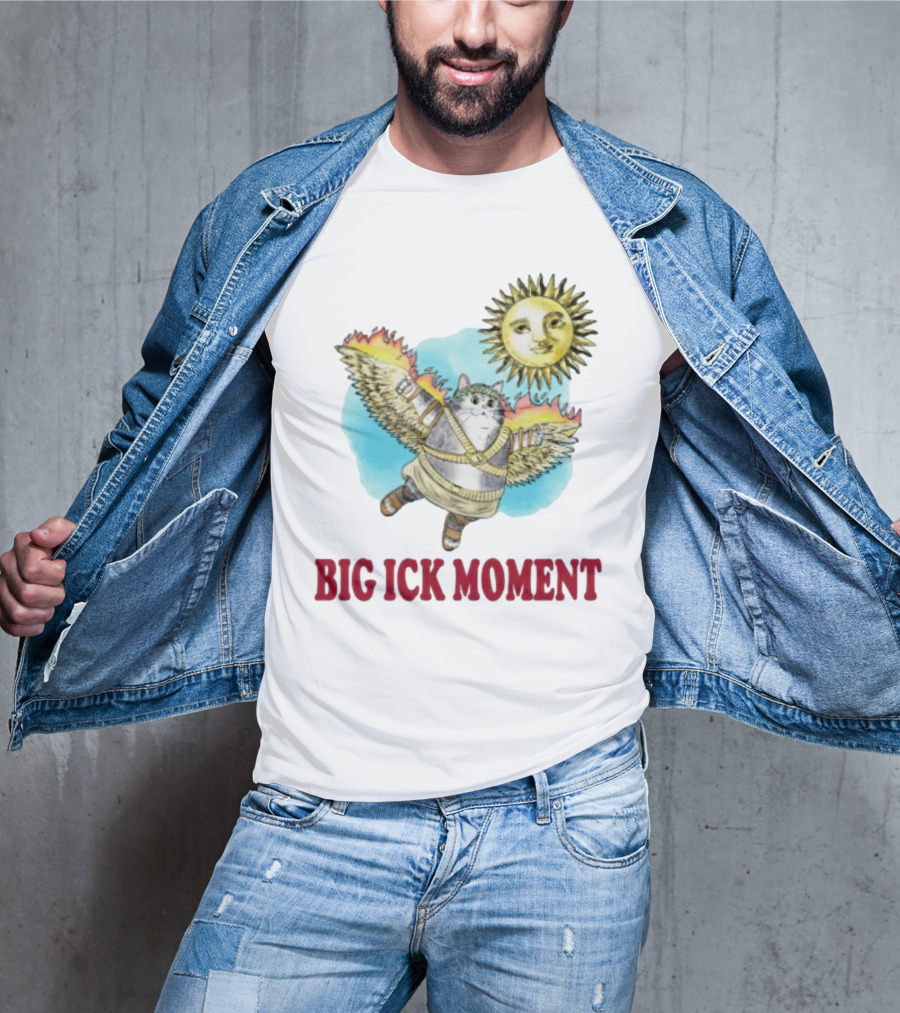 Cat Big Ick Moment Sun Wings T-Shirt