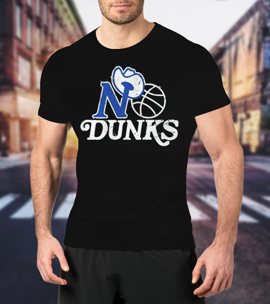 Dallas Mavericks No Dunks Cowboy Basketball T-Shirt