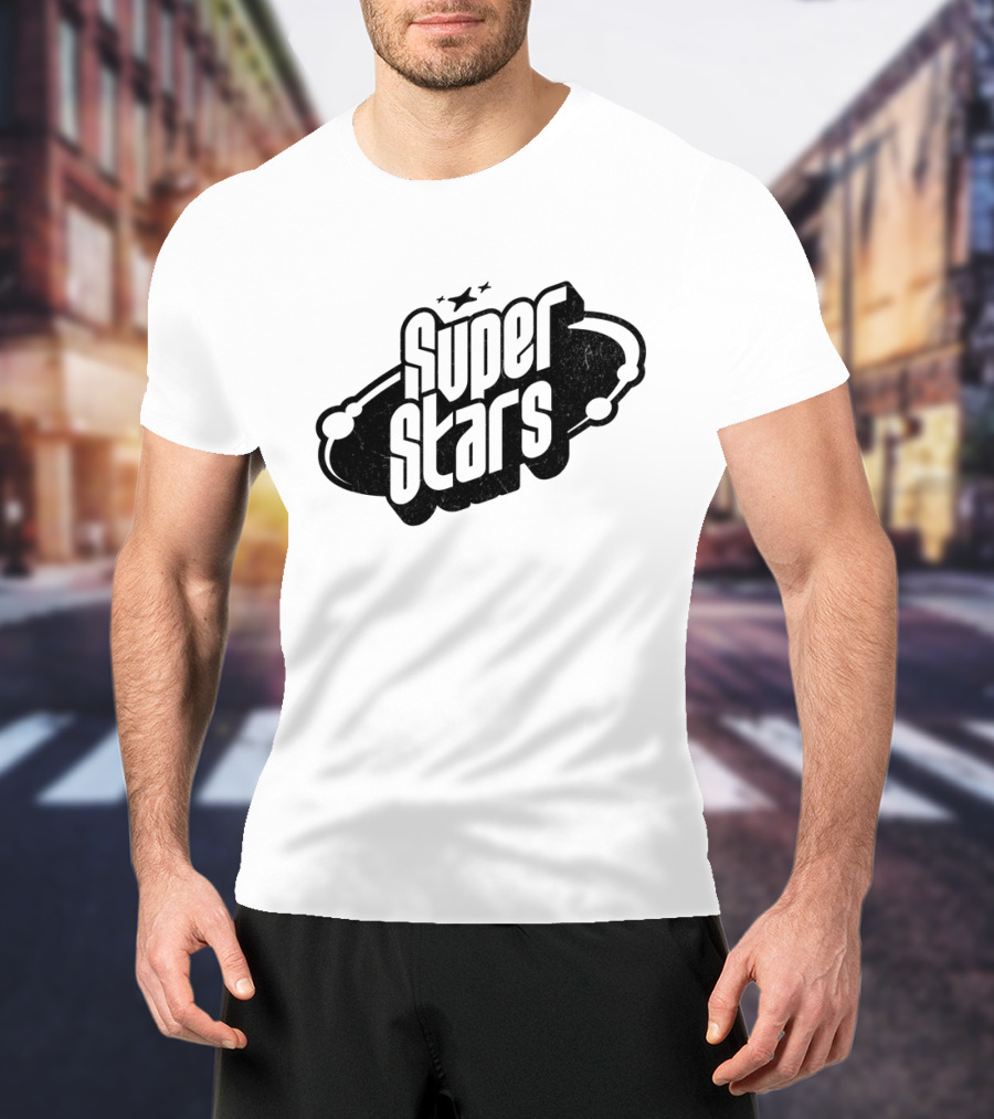 Super Stars Retro Galaxy Theme With Space Elements T-Shirt