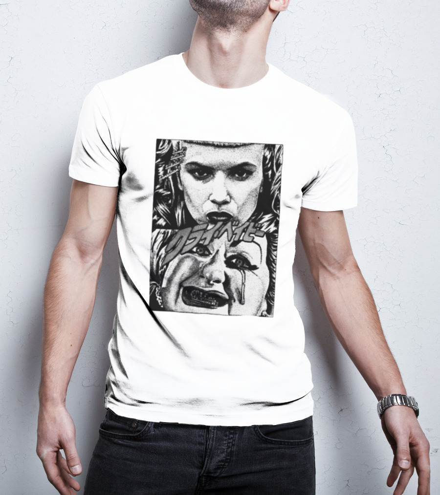 Mobshity Cry Baby John Waters Japanese Comic Style Faces T-Shirt