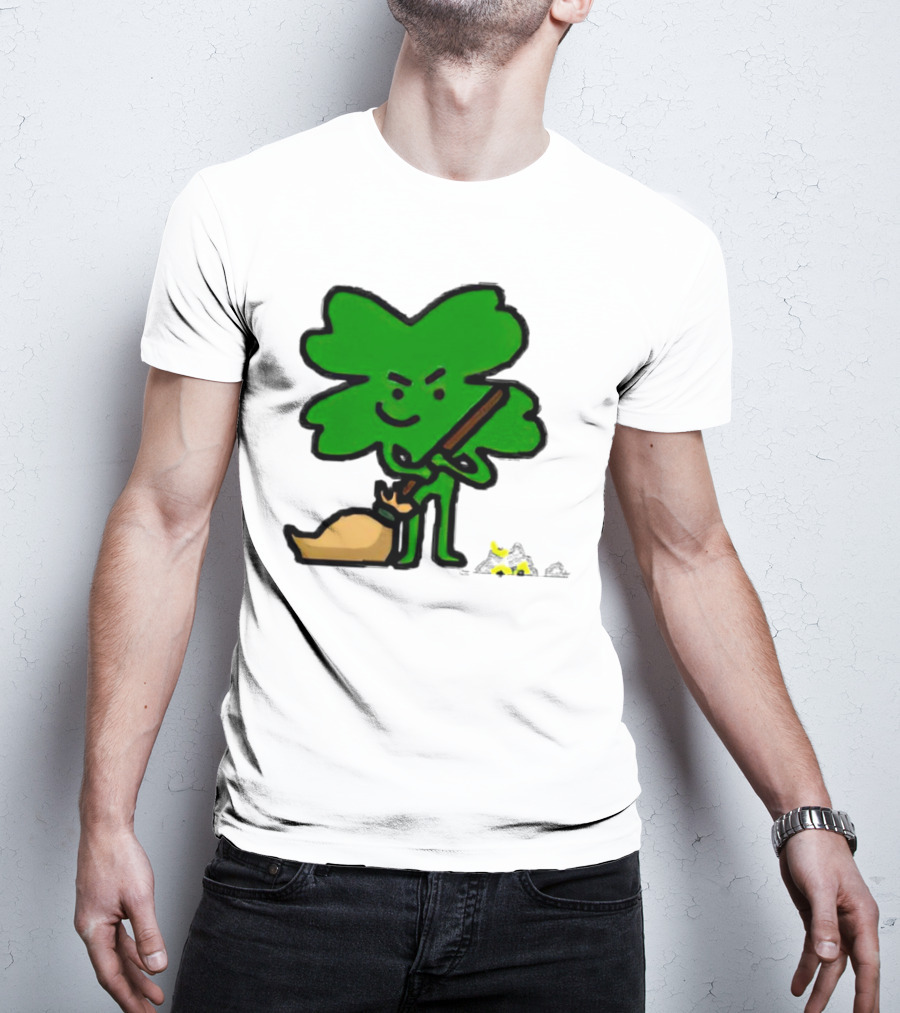Boston Celtics Sweeping Shamrock Victory T-Shirt