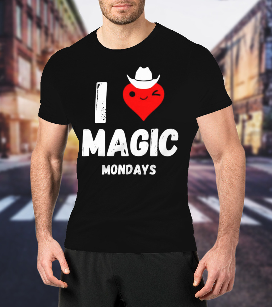 I Heart Cowboy Magic Mondays T-Shirt