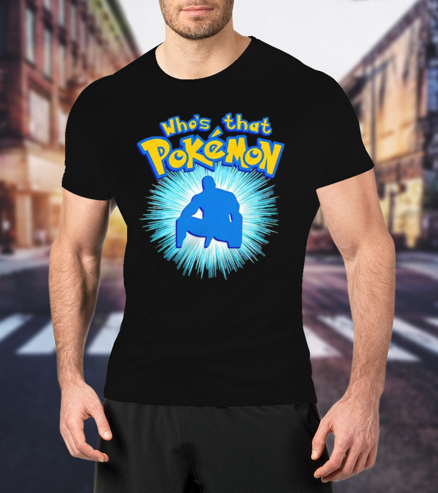 Who's That Pokémon Barry Wood Silhouette Burst T-Shirt