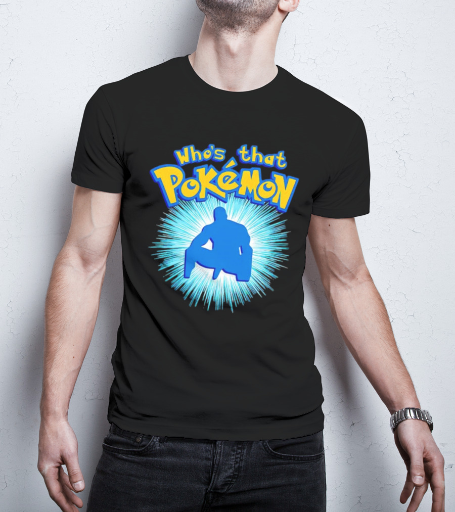 Who's That Pokémon Barry Wood Silhouette Burst T-Shirt