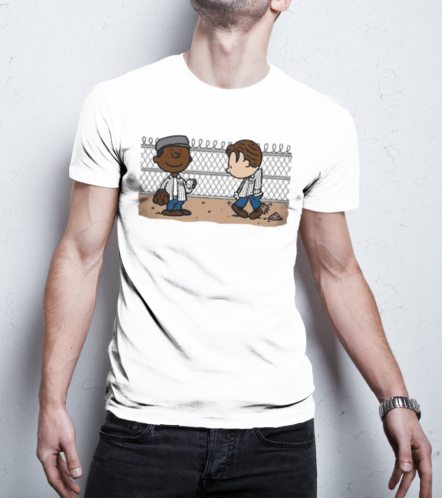 Red And Andy Yard Pals The Shawshank Redemption Peanuts Cartoon Crossover T-Shirt