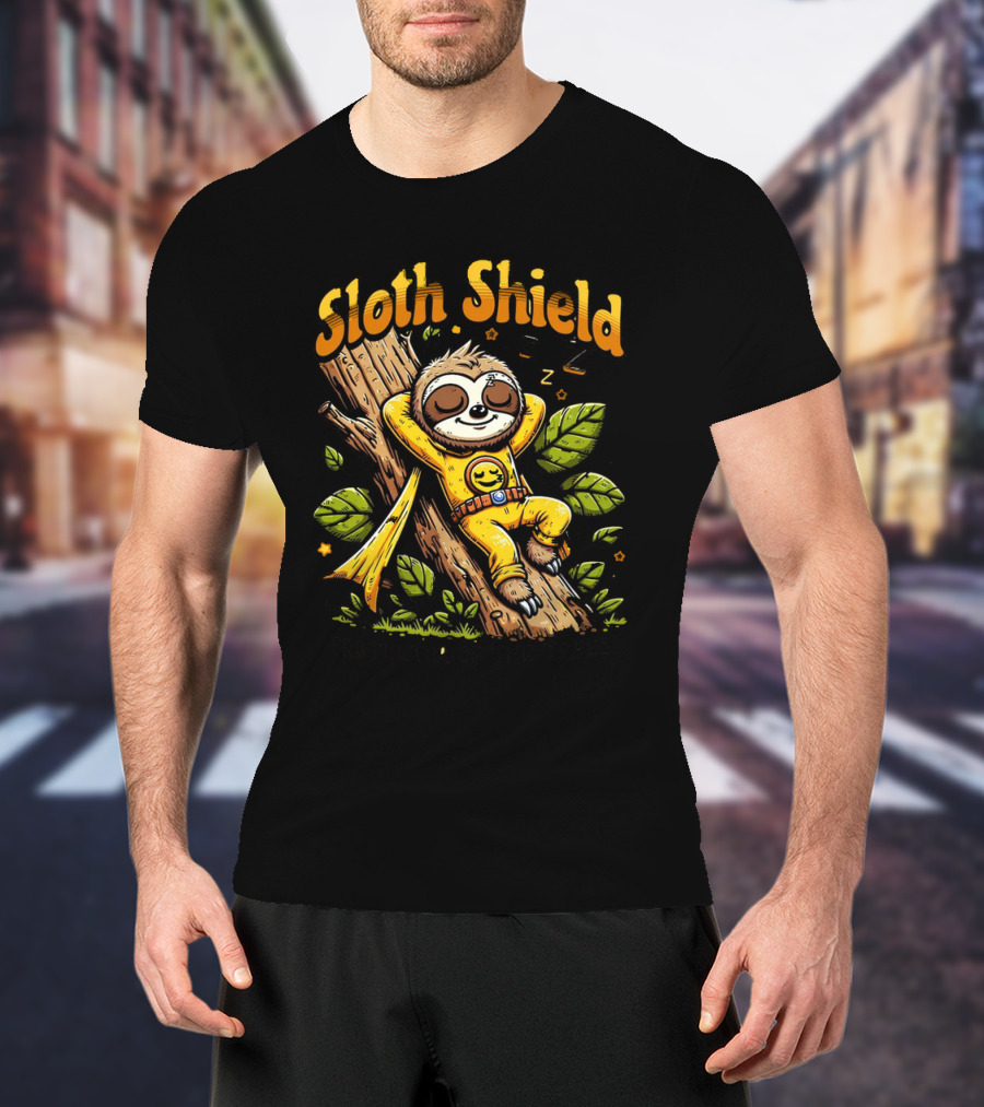 Sloth Shield Protector Of The Trees T-Shirt