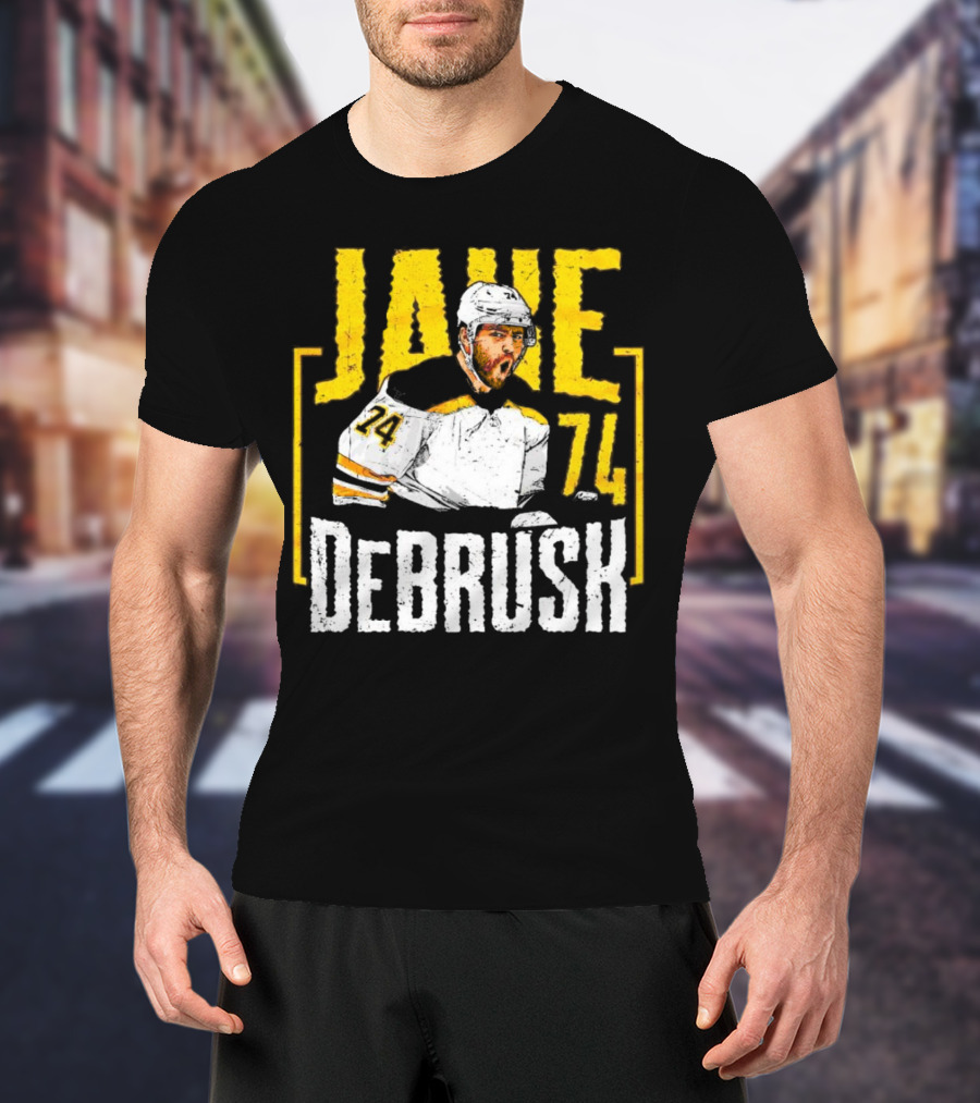 Jake DeBrusk 74 Boston Hockey Player T-Shirt