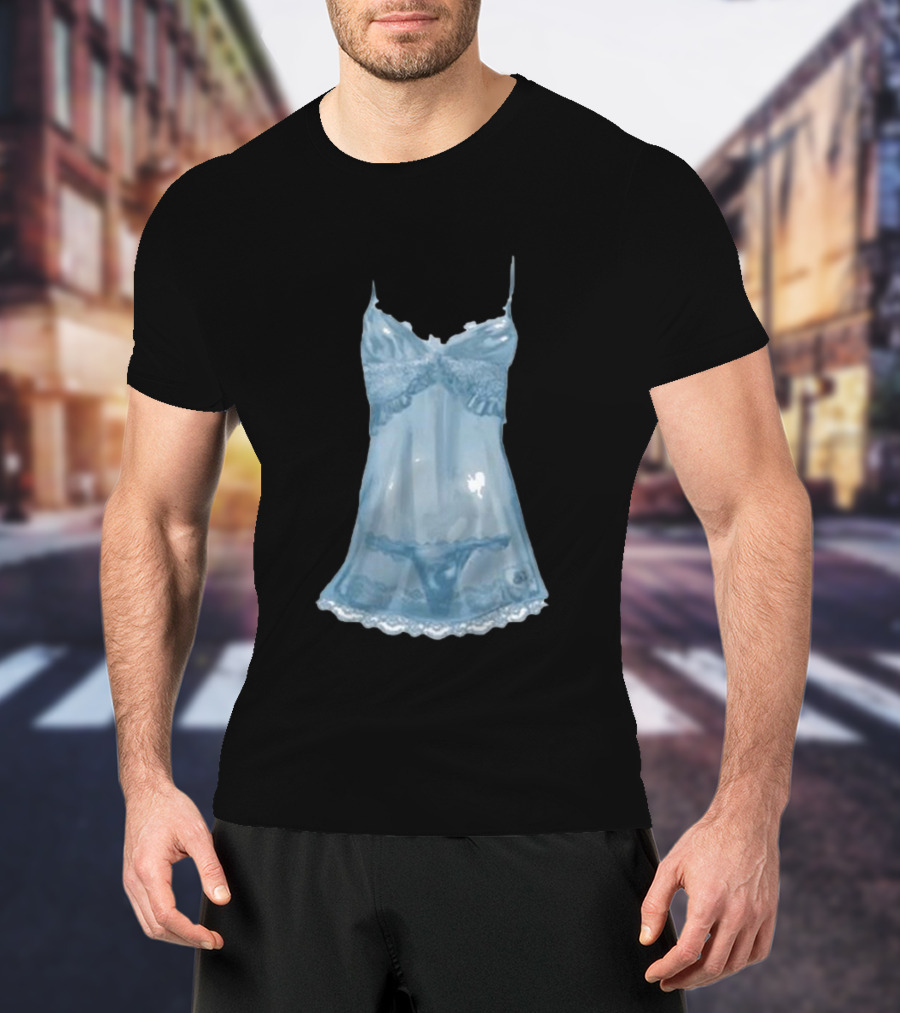 Sabrina Carpenter Blue Lingerie Nightwear T-Shirt