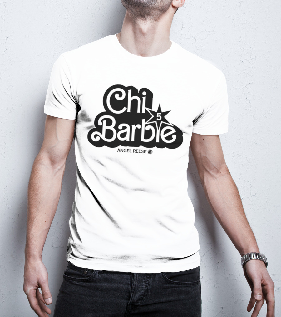 ChiBarbie Angel Reese Chicago Sky 5 Star T-Shirt